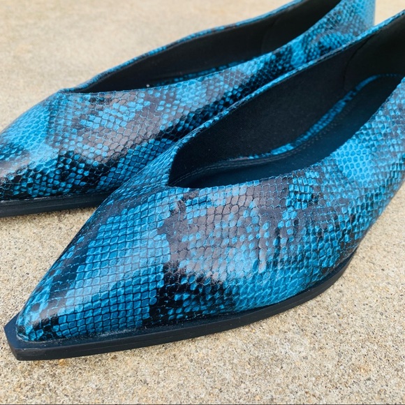 NWOT ASOS Design  snakeskin ballet flats s9 (UK7) - Picture 3 of 11